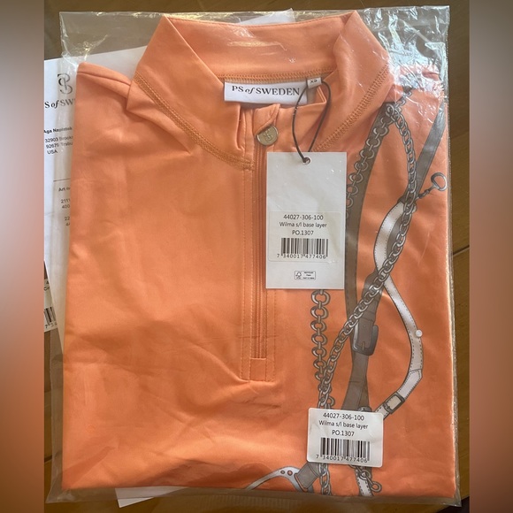 Ps of Sweden XS sleeveless top with equestrian stirrup print. - Picture 1 of 3